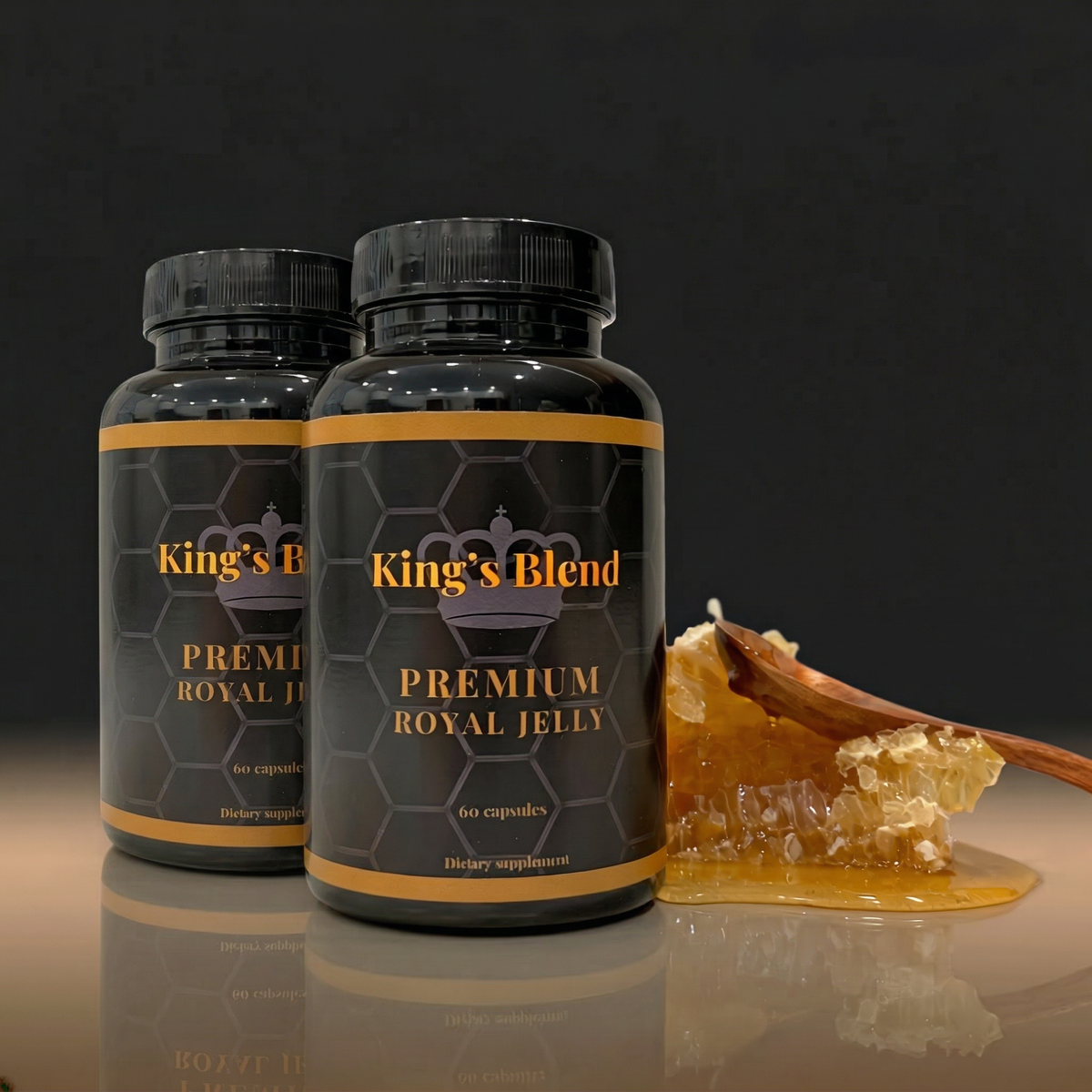 Premium Royal Jelly Supplement - 2 Bottles